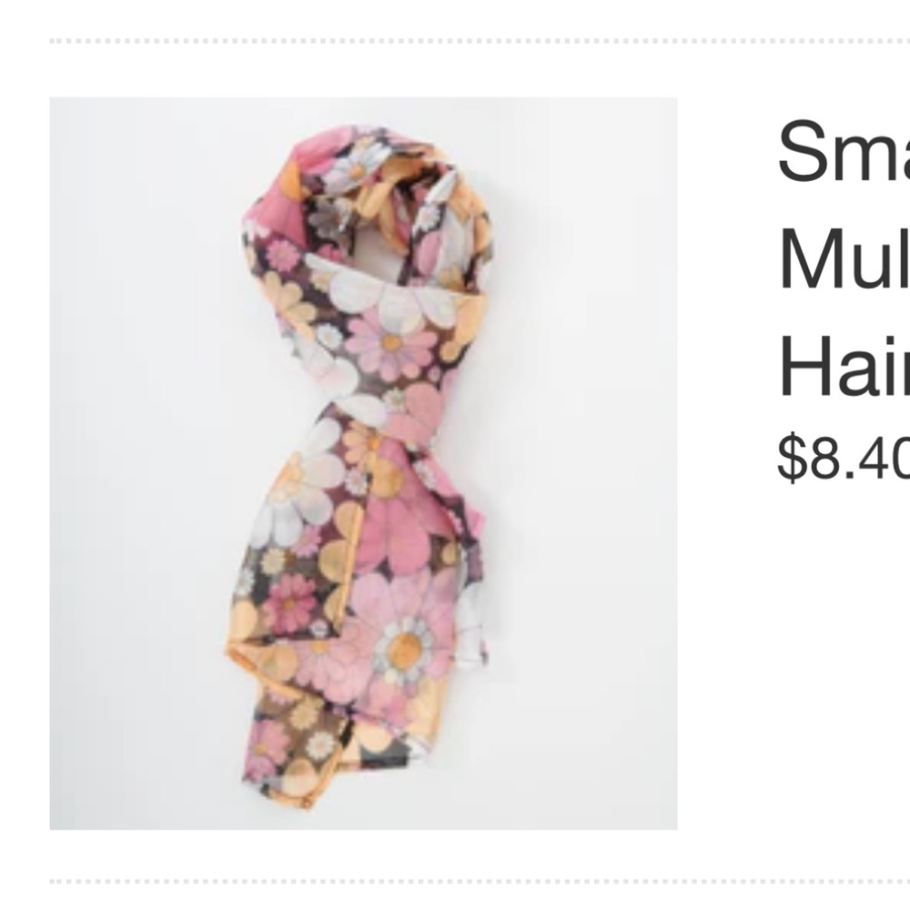 Never used hair scarf